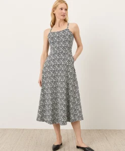Women Pact Organic Fit & Flare Midi Dress