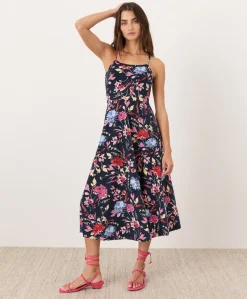 Women Pact Organic Fit & Flare Midi Dress