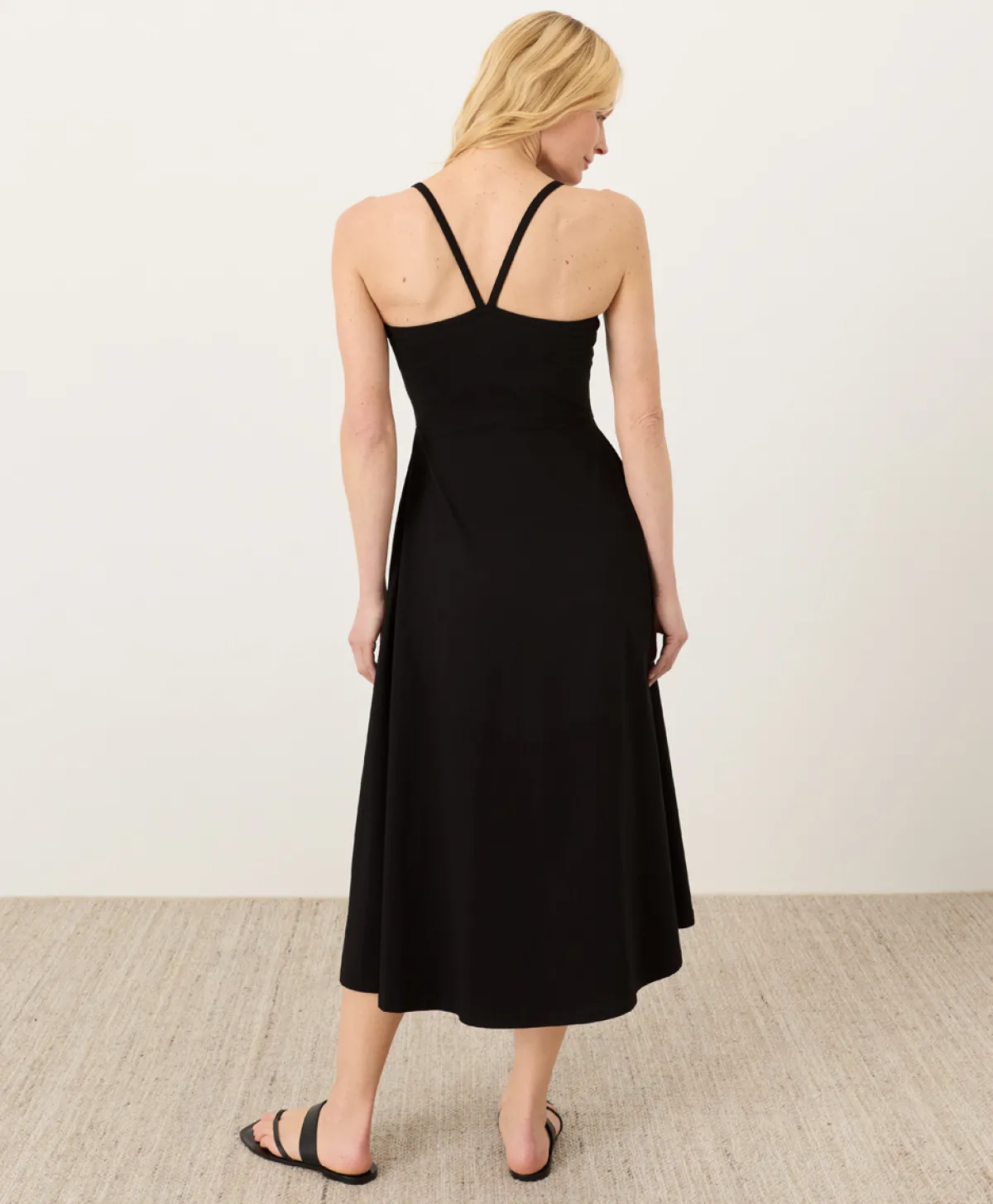 Women Pact Organic Fit & Flare Midi Dress