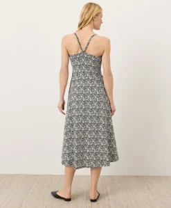Women Pact Organic Fit & Flare Midi Dress
