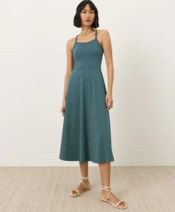 Women Pact Organic Fit & Flare Midi Dress