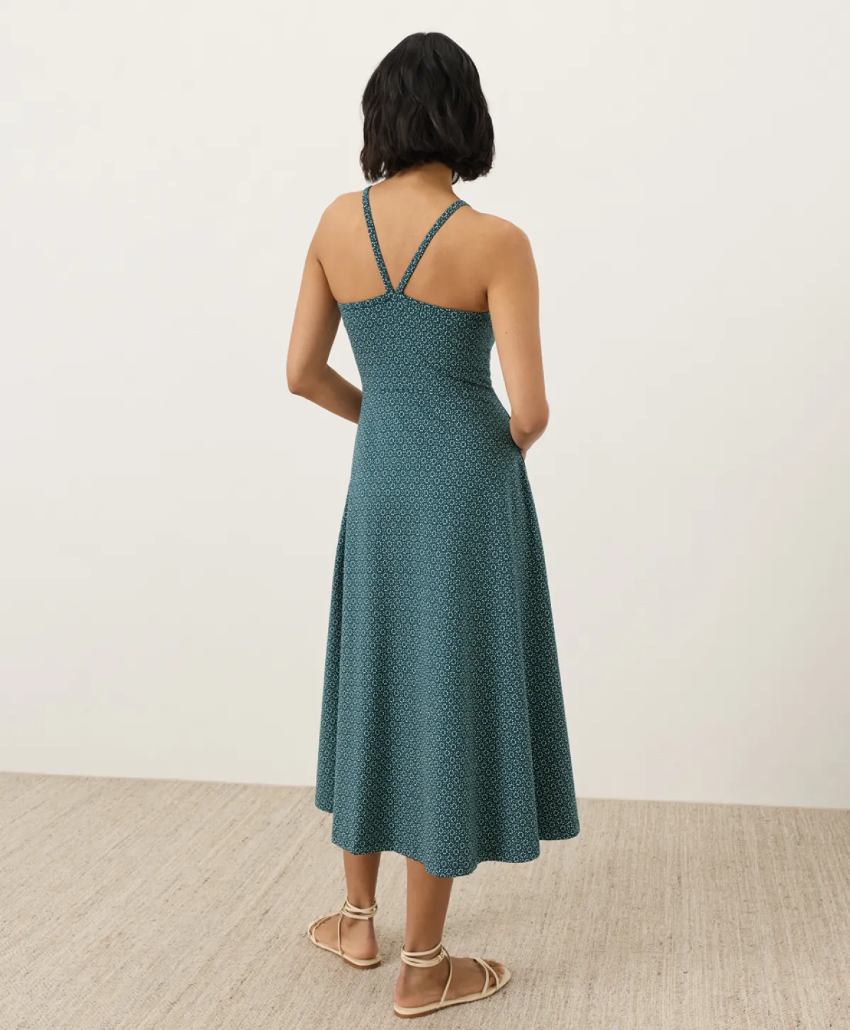 Women Pact Organic Fit & Flare Midi Dress