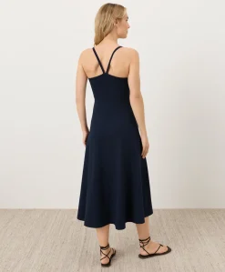 Women Pact Organic Fit & Flare Midi Dress