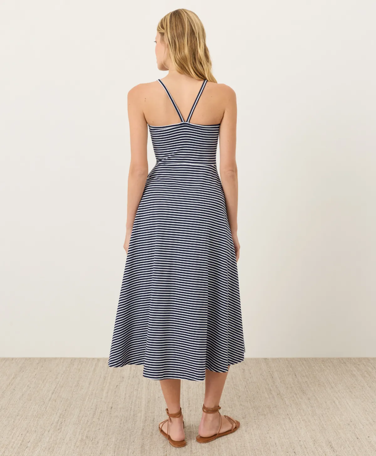 Women Pact Organic Fit & Flare Midi Dress