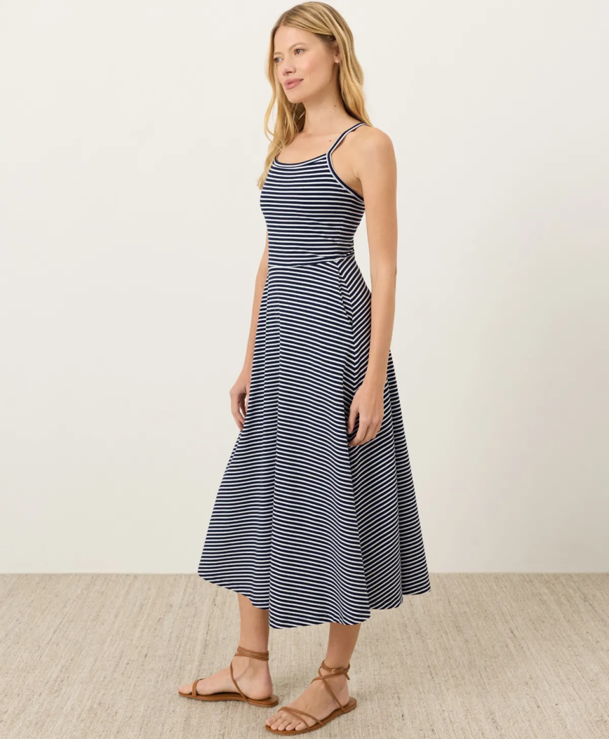 Women Pact Organic Fit & Flare Midi Dress