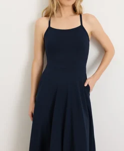 Women Pact Organic Fit & Flare Midi Dress