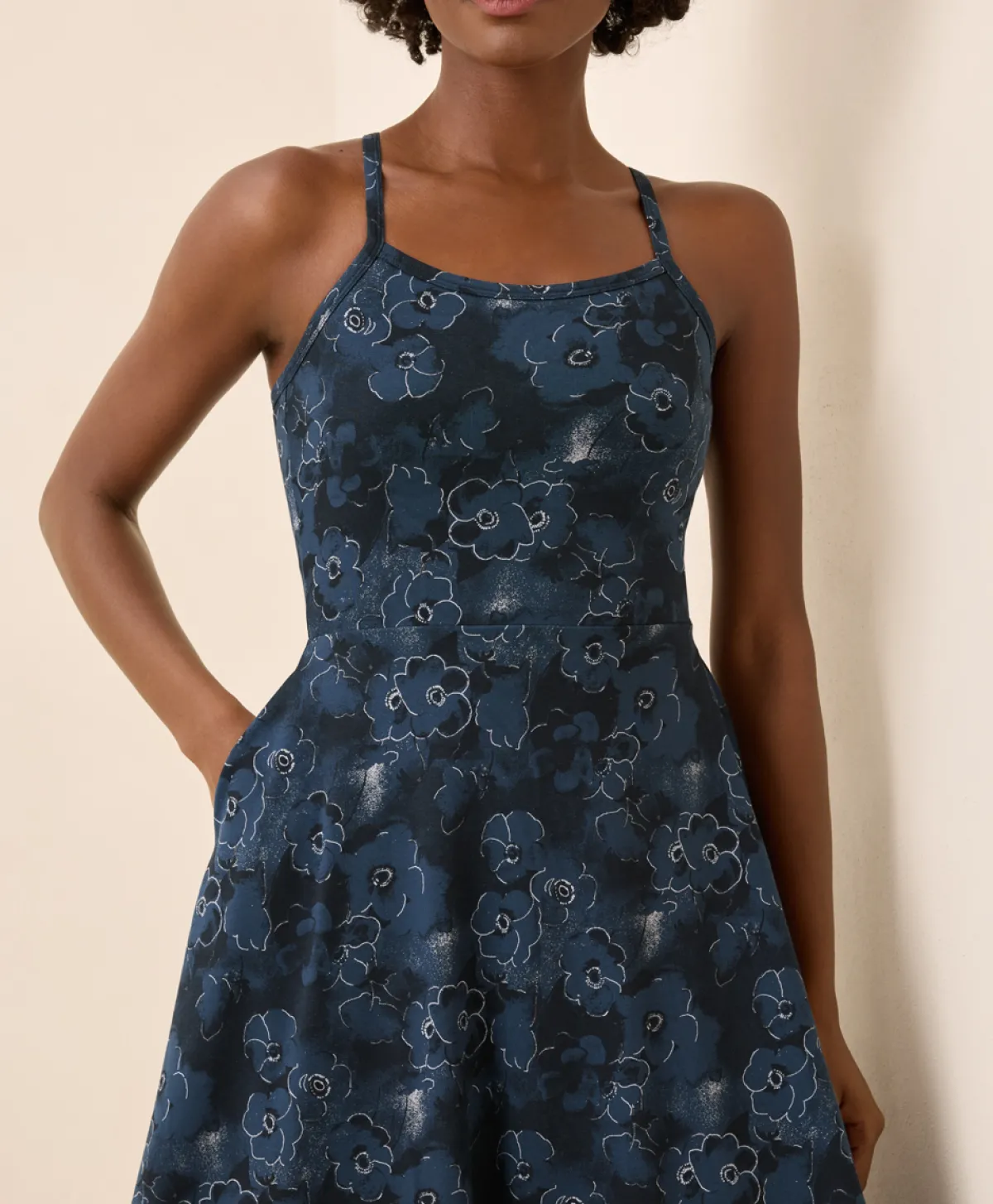 Women Pact Organic Fit & Flare Midi Dress