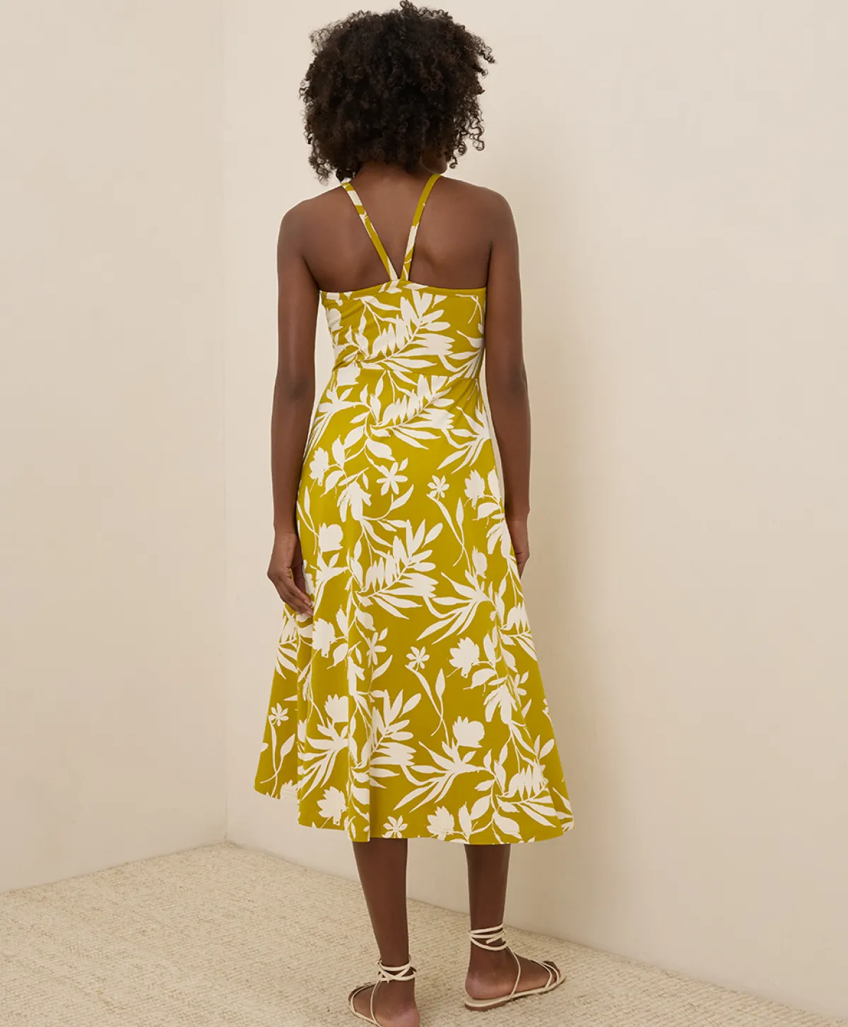 Women Pact Organic Fit & Flare Midi Dress