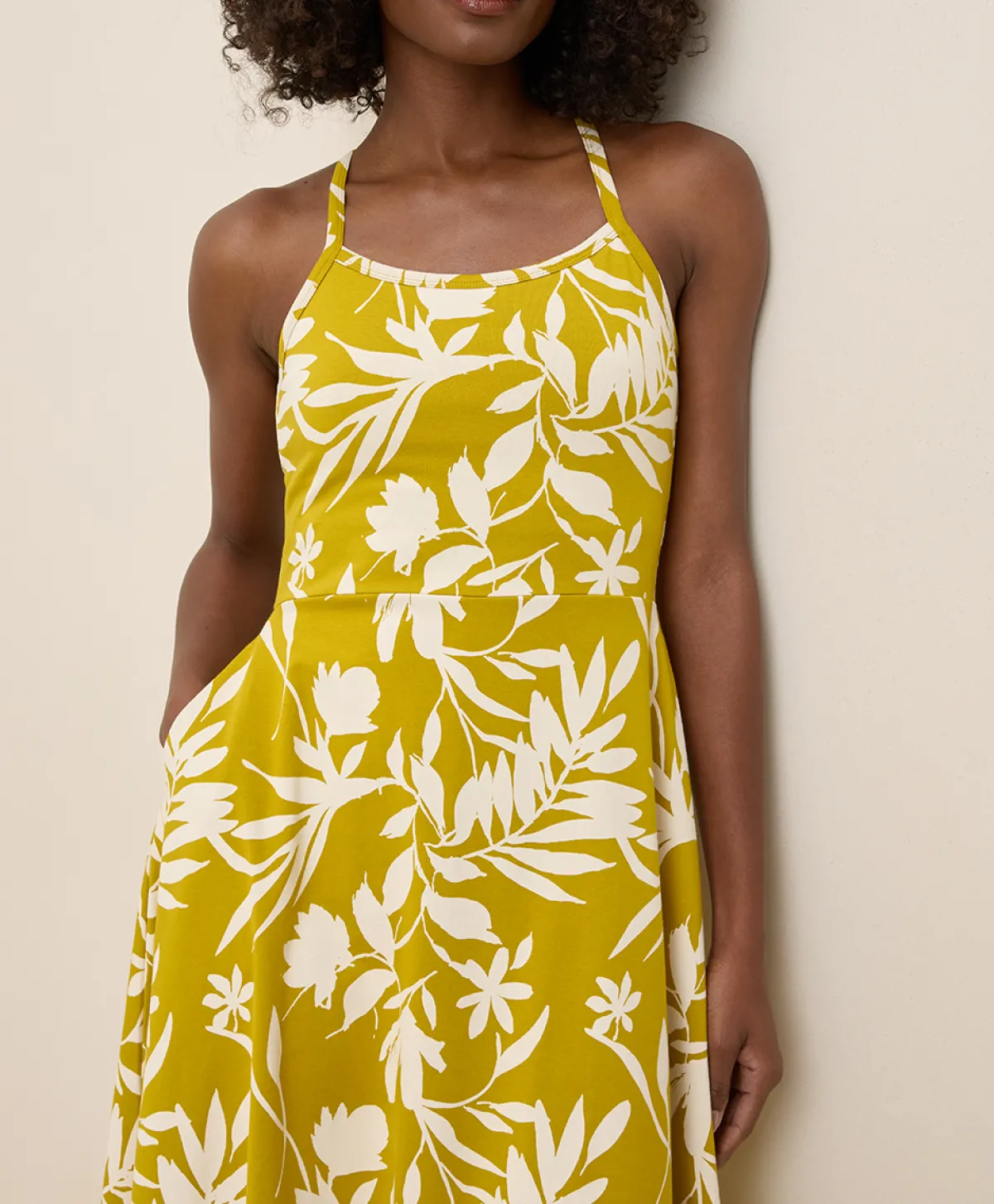 Women Pact Organic Fit & Flare Midi Dress
