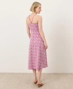 Women Pact Organic Fit & Flare Midi Dress