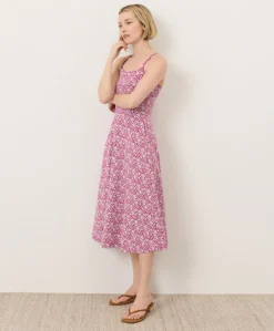 Women Pact Organic Fit & Flare Midi Dress