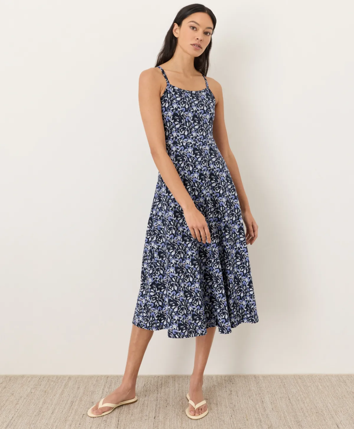 Women Pact Organic Fit & Flare Midi Dress