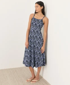 Women Pact Organic Fit & Flare Midi Dress
