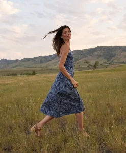 Women Pact Organic Fit & Flare Midi Dress