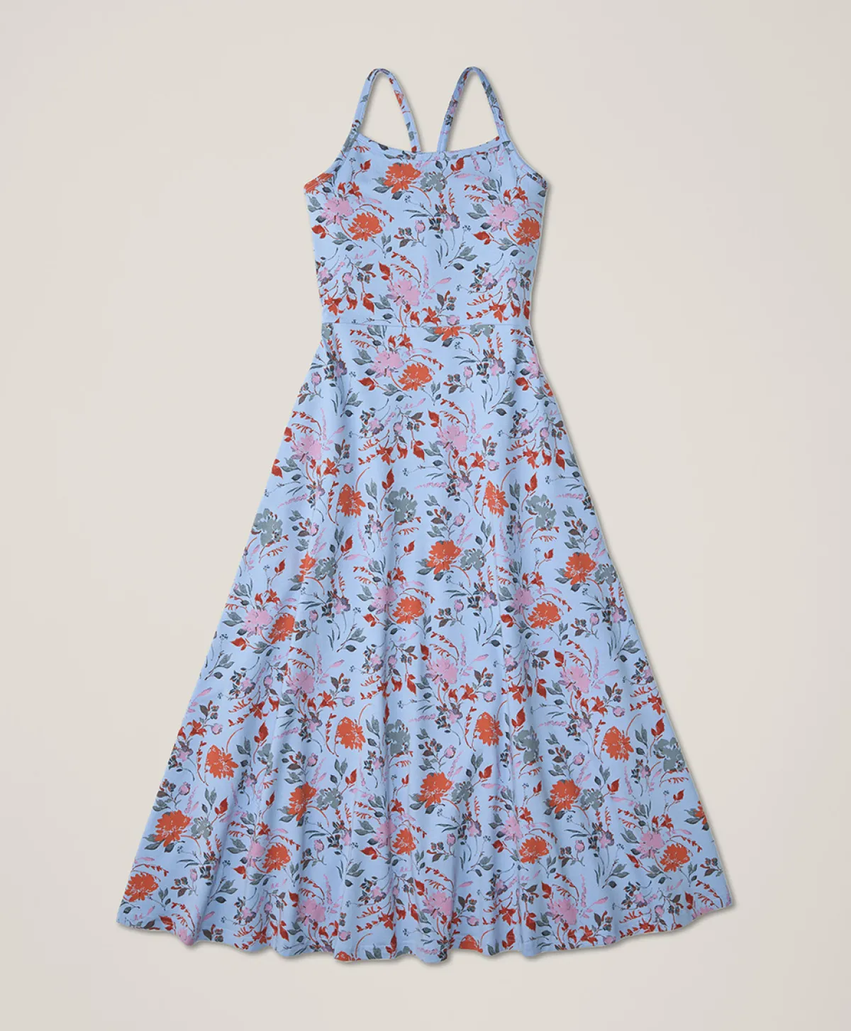 Women Pact Organic Fit & Flare Midi Dress