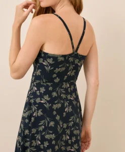 Women Pact Organic Fit & Flare Midi Dress