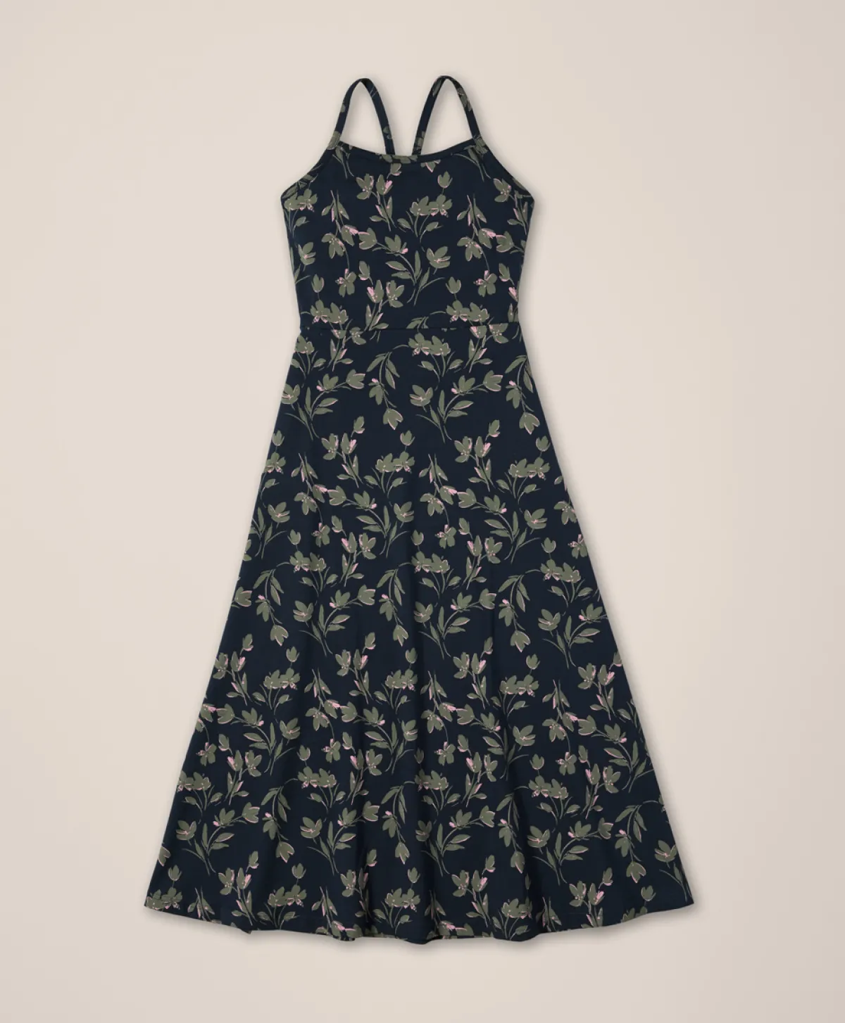 Women Pact Organic Fit & Flare Midi Dress