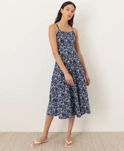 Women Pact Organic Fit & Flare Midi Dress