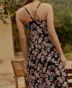 Women Pact Organic Fit & Flare Midi Dress