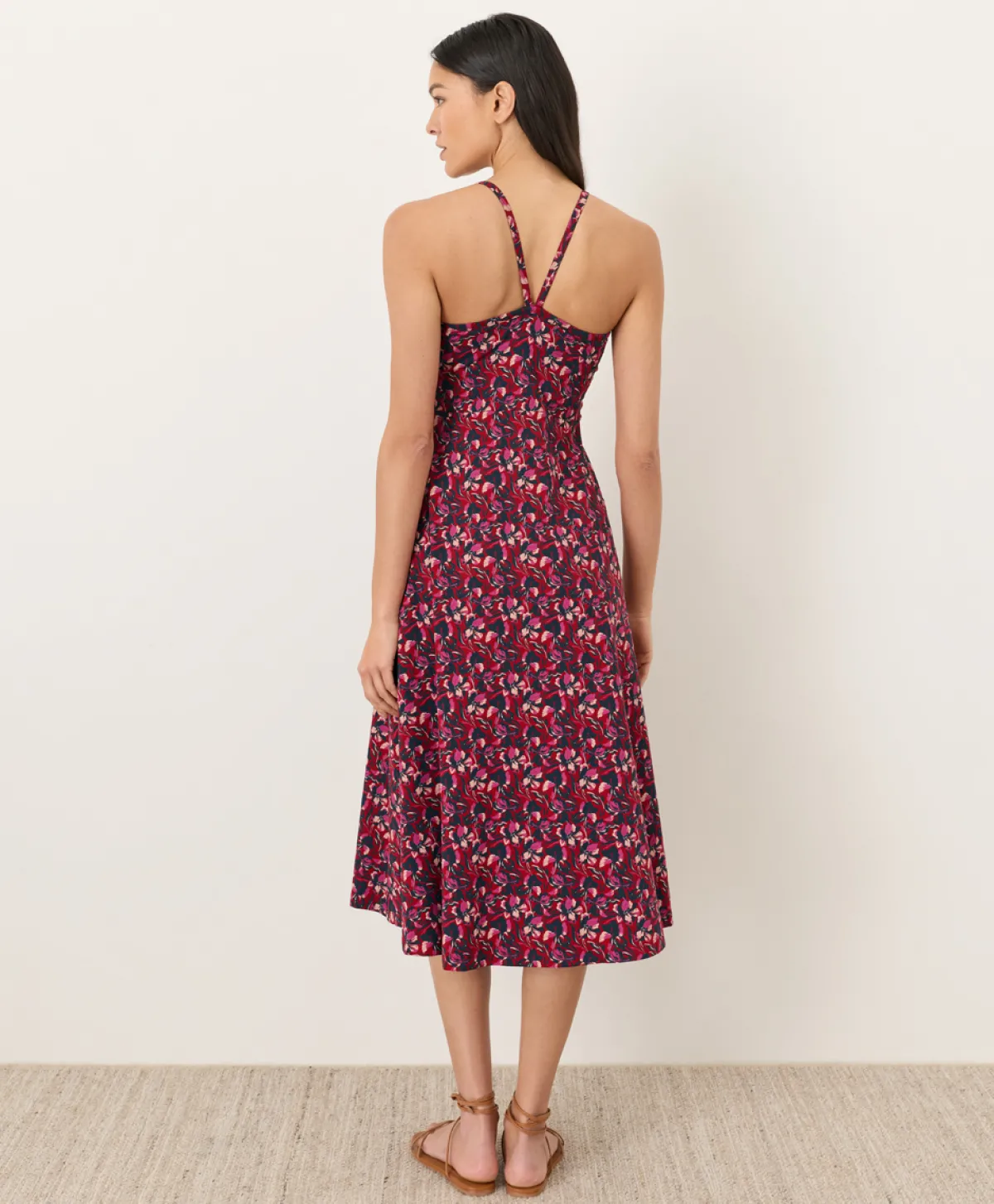 Women Pact Organic Fit & Flare Midi Dress
