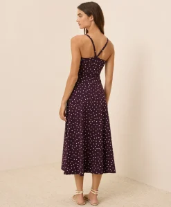 Women Pact Organic Fit & Flare Midi Dress