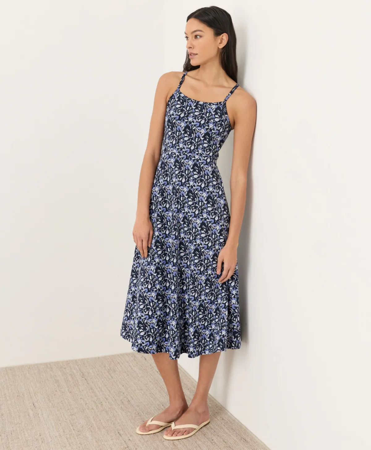 Women Pact Organic Fit & Flare Midi Dress