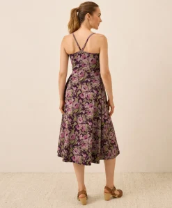 Women Pact Organic Fit & Flare Midi Dress
