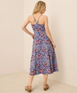 Women Pact Organic Fit & Flare Midi Dress