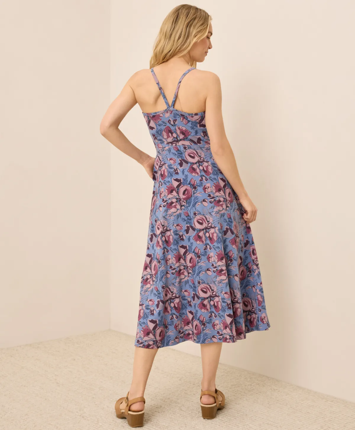 Women Pact Organic Fit & Flare Midi Dress