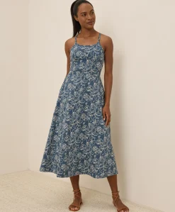 Women Pact Organic Fit & Flare Midi Dress