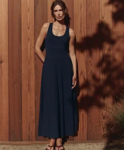 Women Pact Organic Fit & Flare Open Back Maxi Dress