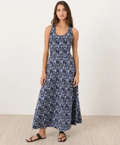 Women Pact Organic Fit & Flare Open Back Maxi Dress