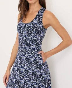 Women Pact Organic Fit & Flare Open Back Maxi Dress