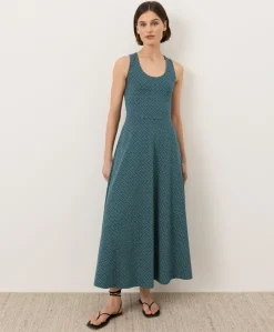 Women Pact Organic Fit & Flare Open Back Maxi Dress