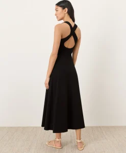 Women Pact Organic Fit & Flare Open Back Maxi Dress