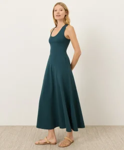 Women Pact Organic Fit & Flare Open Back Maxi Dress