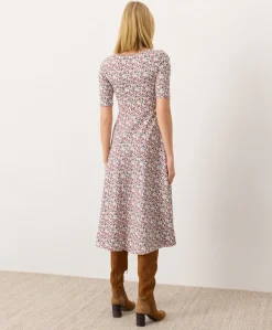 Women Pact Organic Fit & Flare Signature Scoop Dress
