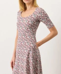 Women Pact Organic Fit & Flare Signature Scoop Dress
