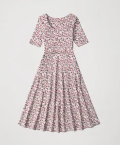 Women Pact Organic Fit & Flare Signature Scoop Dress