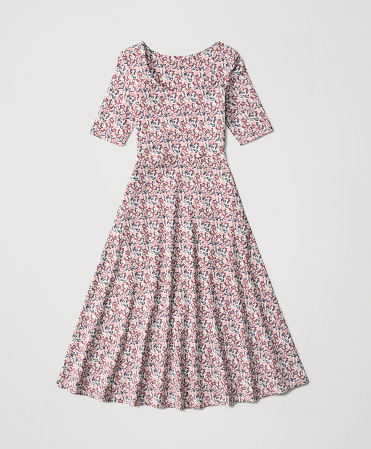 Women Pact Organic Fit & Flare Signature Scoop Dress