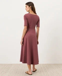 Women Pact Organic Fit & Flare Signature Scoop Dress
