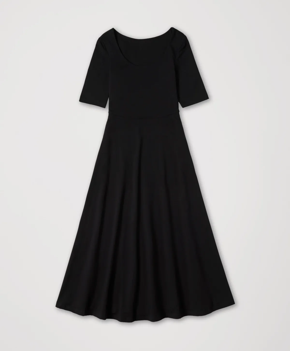 Women Pact Organic Fit & Flare Signature Scoop Dress