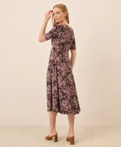 Women Pact Organic Fit & Flare Signature Scoop Dress