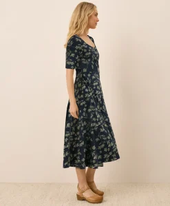 Women Pact Organic Fit & Flare Signature Scoop Dress