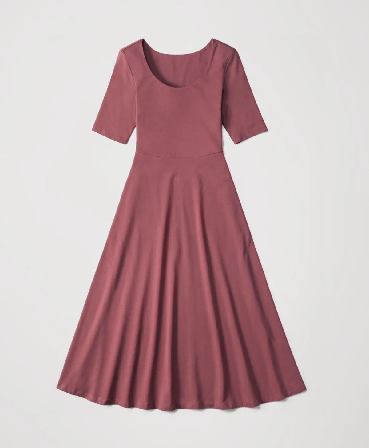 Women Pact Organic Fit & Flare Signature Scoop Dress