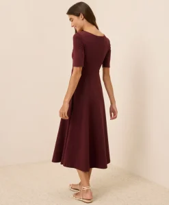 Women Pact Organic Fit & Flare Signature Scoop Dress