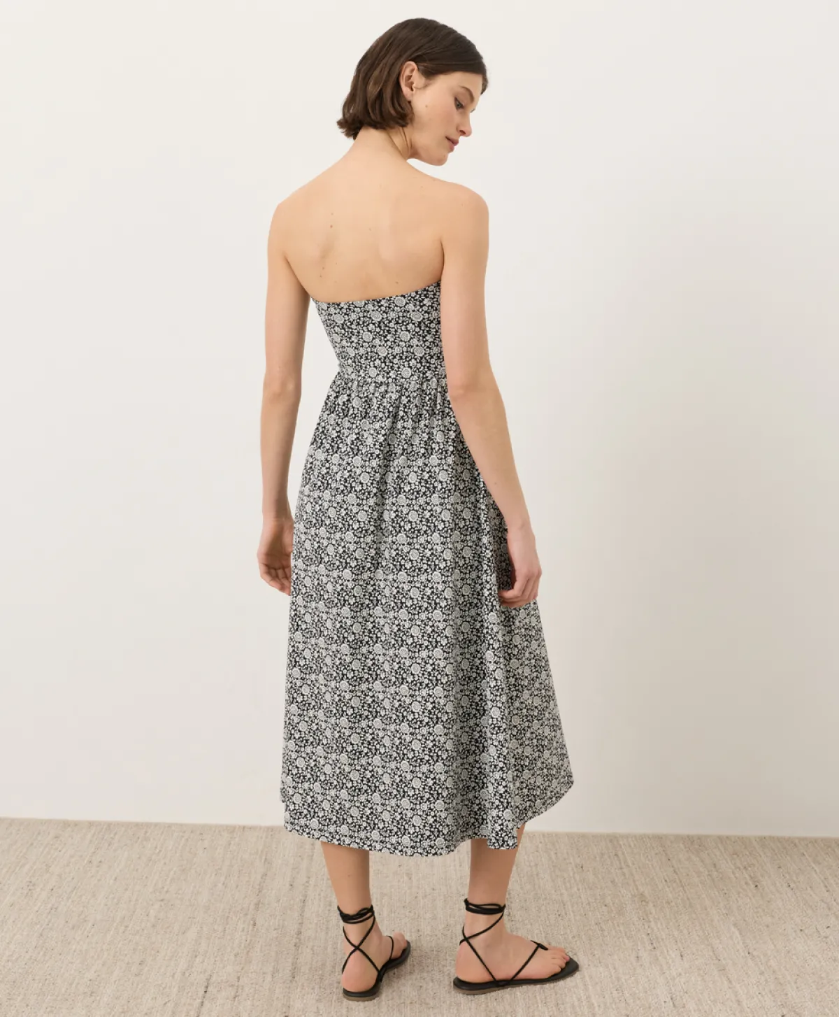 Women Pact Organic Fit & Flare Strapless Dress