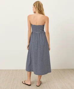 Women Pact Organic Fit & Flare Strapless Dress