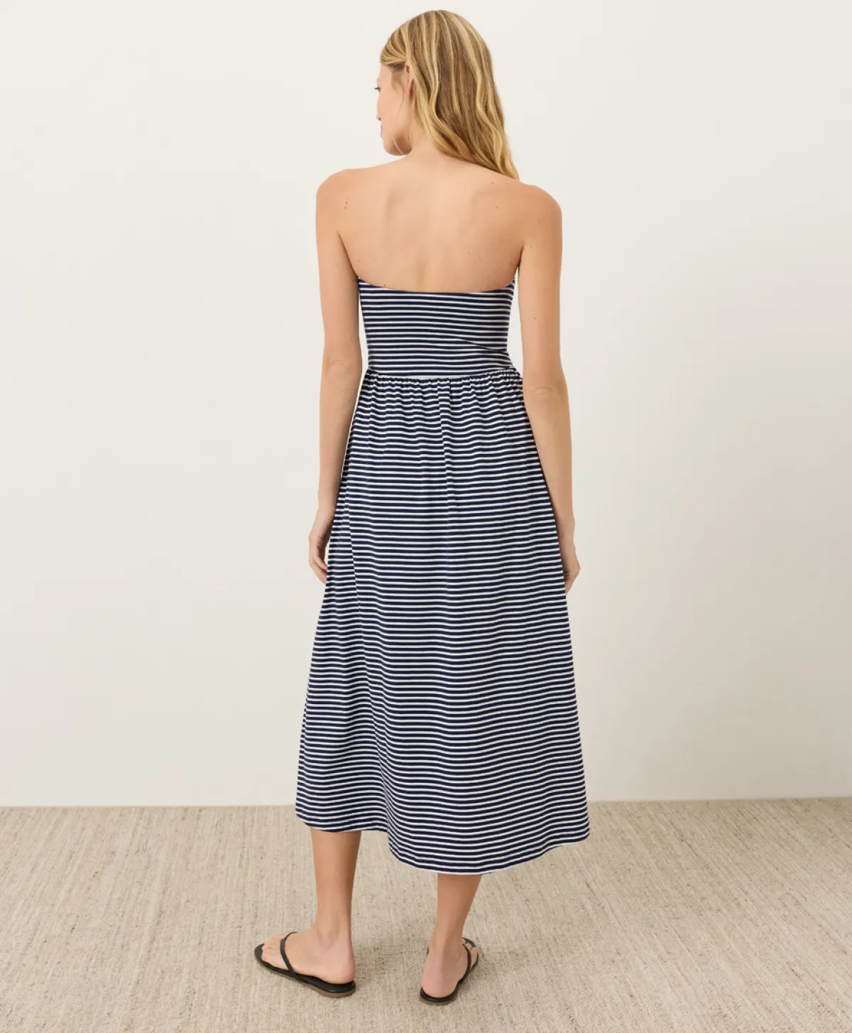 Women Pact Organic Fit & Flare Strapless Dress
