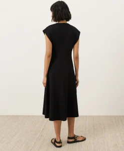 Women Pact Organic Fit & Flare V-Neck Twist Dress